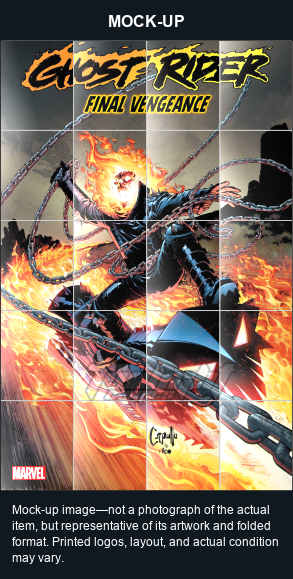 Mock-up image—not a photograph of the actual item, but representative of its artwork and folded format. Printed logos, layout, and actual condition may vary. Twilight Comics watermark is on the mock-up only, not the physical poster.