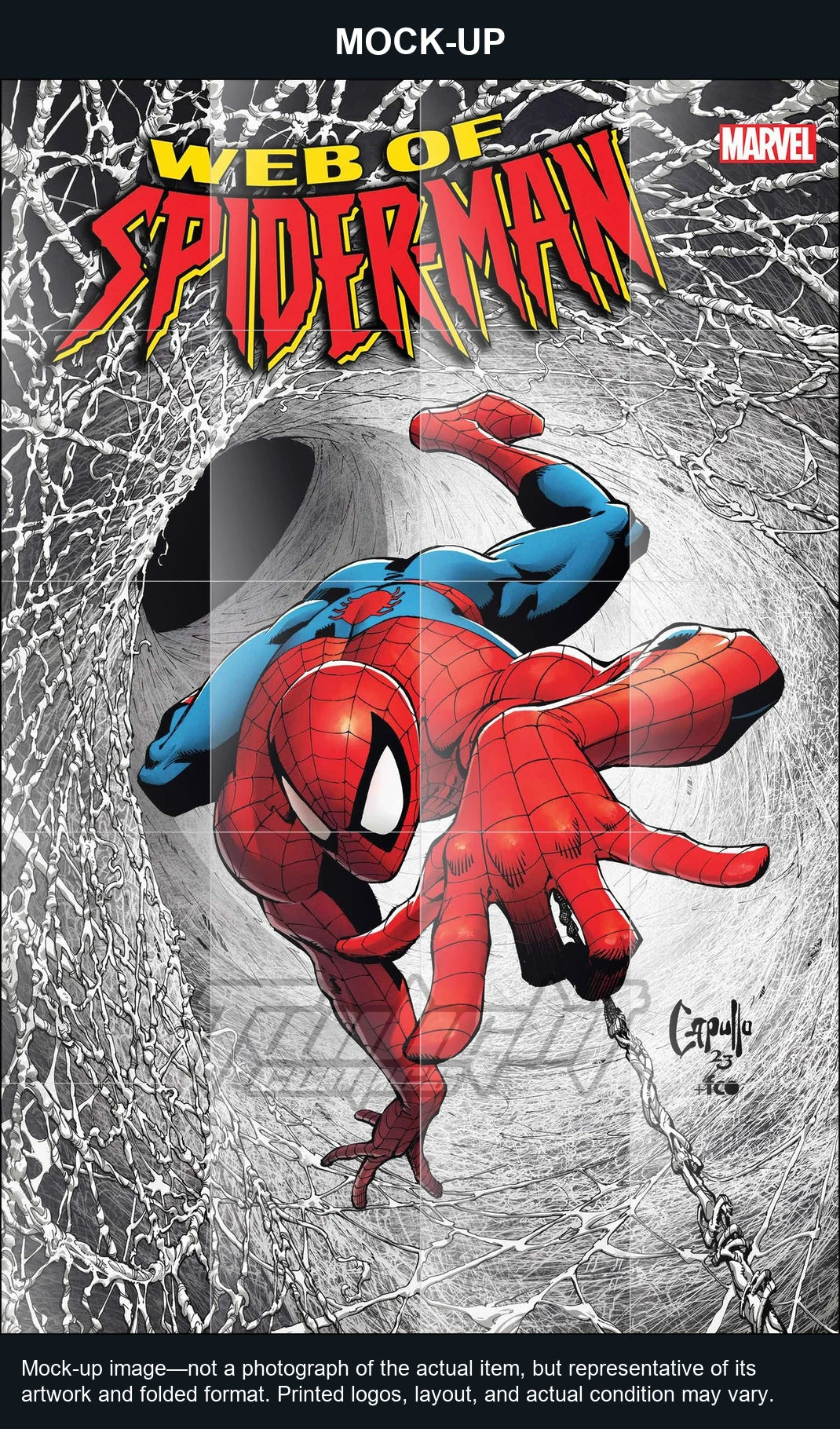 Mock-up image—not a photograph of the actual item, but representative of its artwork and folded format. Printed logos, layout, and actual condition may vary. Twilight Comics watermark is on the mock-up only, not the physical poster.