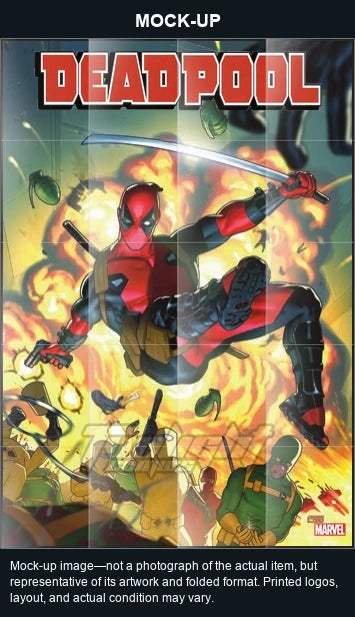 Mock-up image—not a photograph of the actual item, but representative of its artwork and folded format. Printed logos, layout, and actual condition may vary. Twilight Comics watermark is on the mock-up only, not the physical poster.
