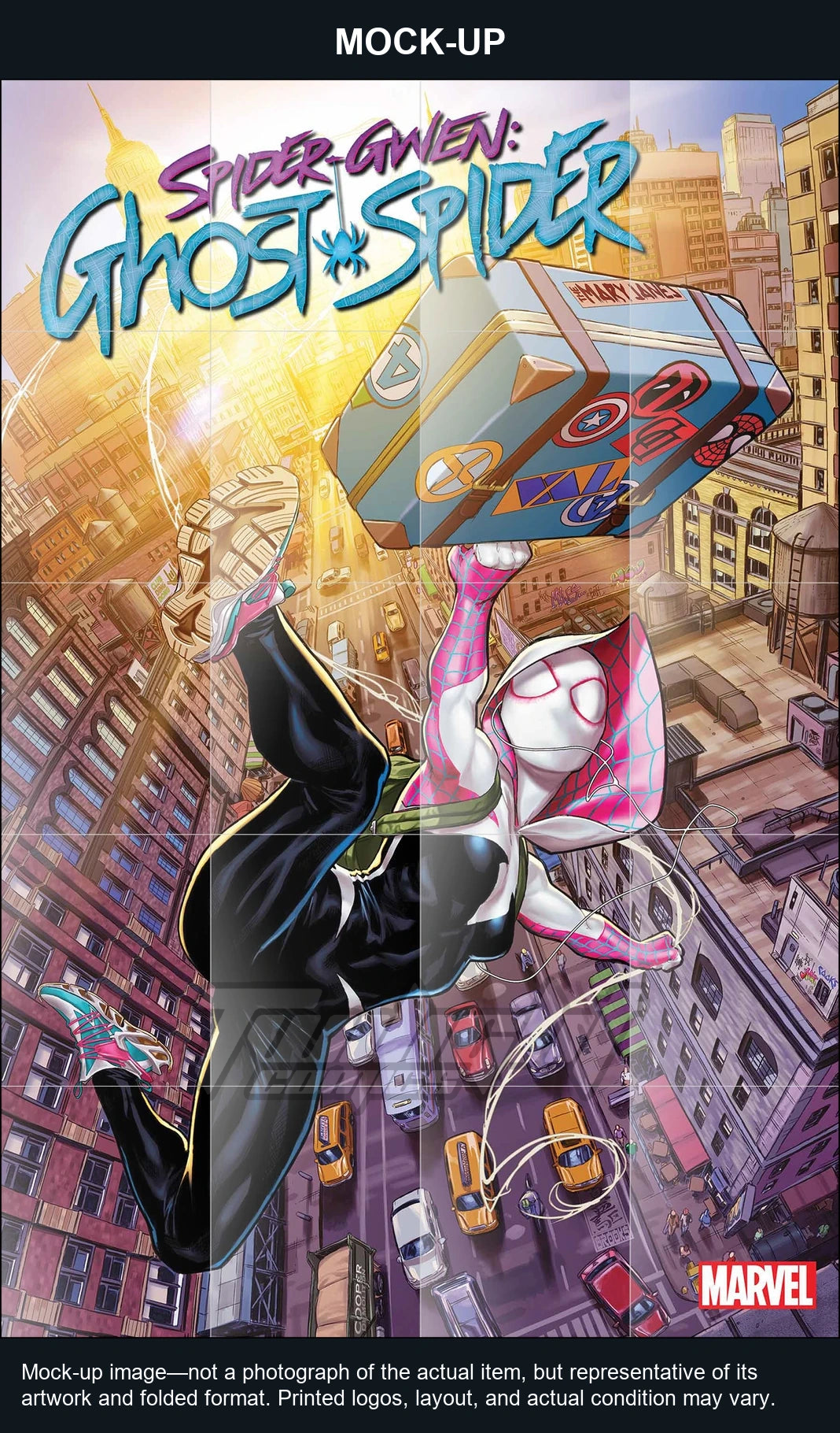 Mock-up image—not a photograph of the actual item, but representative of its artwork and folded format. Printed logos, layout, and actual condition may vary. Twilight Comics watermark is on the mock-up only, not the physical poster.