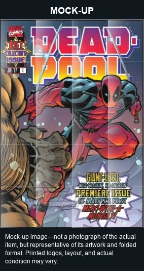 Mock-up image—not a photograph of the actual item, but representative of its artwork and folded format. Printed logos, layout, and actual condition may vary. Twilight Comics watermark is on the mock-up only, not the physical poster.