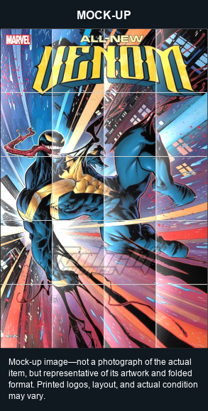 Mock-up image—not a photograph of the actual item, but representative of its artwork and folded format. Printed logos, layout, and actual condition may vary. Twilight Comics watermark is on the mock-up only, not the physical poster.