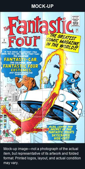 Mock-up image—not a photograph of the actual item, but representative of its artwork and folded format. Printed logos, layout, and actual condition may vary. Twilight Comics watermark is on the mock-up only, not the physical poster.