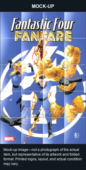 Mock-up image—not a photograph of the actual item, but representative of its artwork and folded format. Printed logos, layout, and actual condition may vary. Twilight Comics watermark is on the mock-up only, not the physical poster.