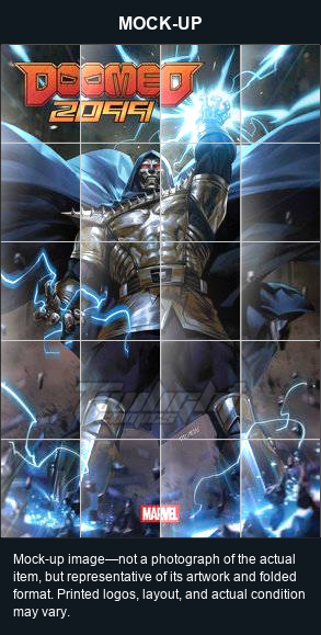 Mock-up image—not a photograph of the actual item, but representative of its artwork and folded format. Printed logos, layout, and actual condition may vary. Twilight Comics watermark is on the mock-up only, not the physical poster.