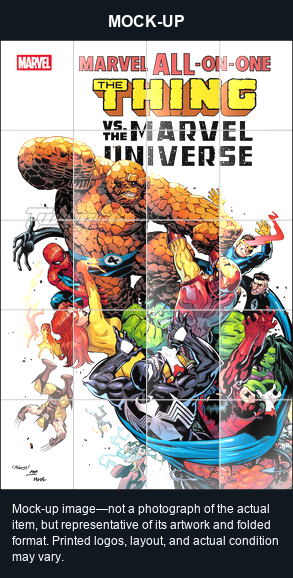 Mock-up image—not a photograph of the actual item, but representative of its artwork and folded format. Printed logos, layout, and actual condition may vary. Twilight Comics watermark is on the mock-up only, not the physical poster.